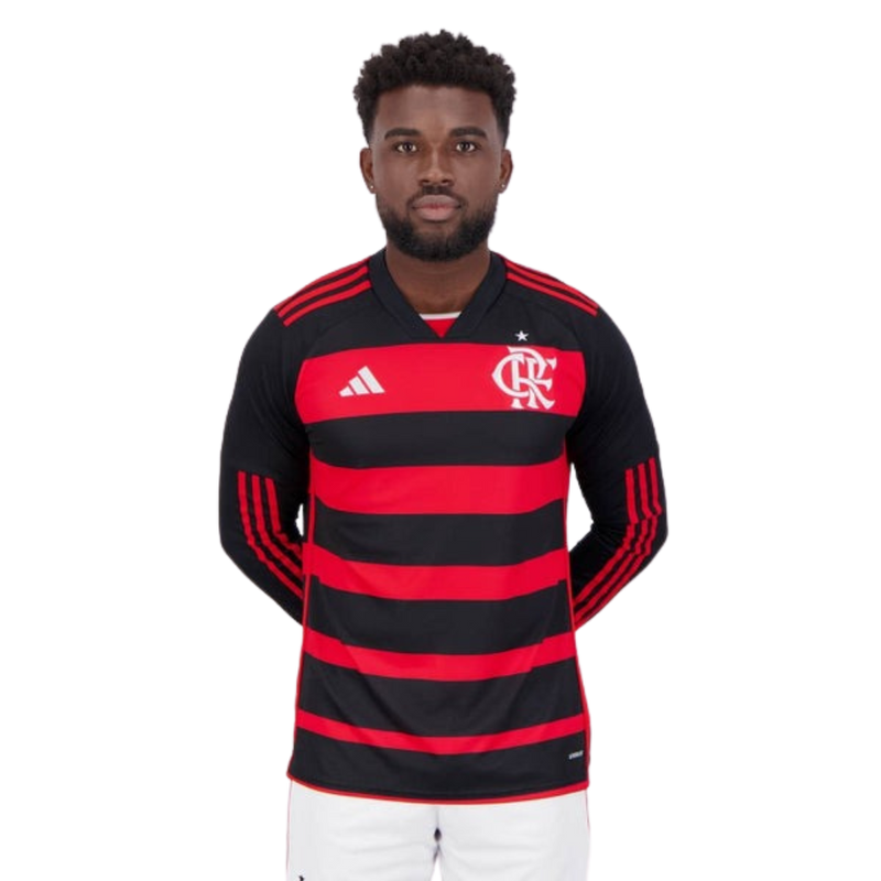 Camisa Flamengo I 2024 Manga Longa