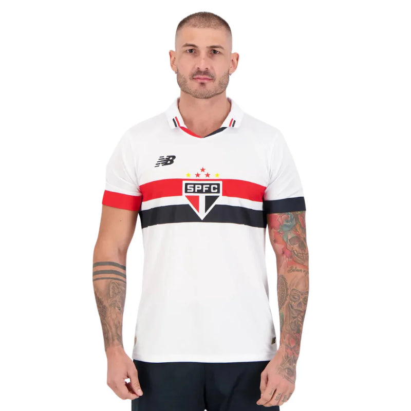 Camisa São Paulo New Balance 24/25 Home Erick