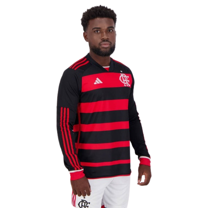 Camisa Flamengo I 2024 Manga Longa