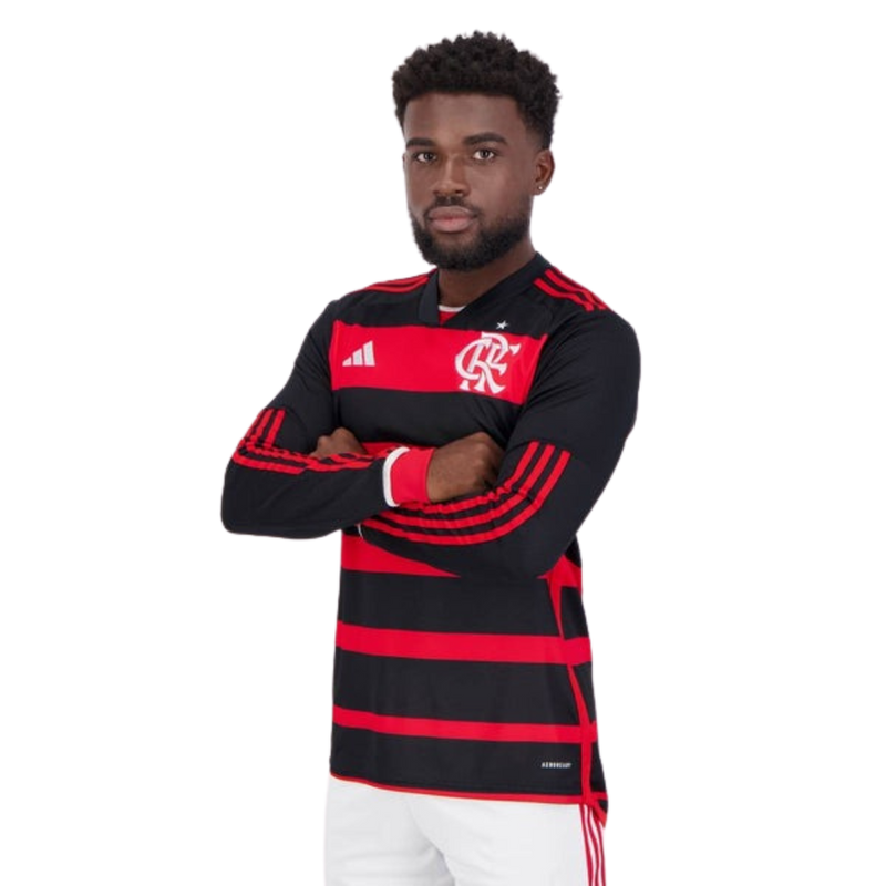 Camisa Flamengo I 2024 Manga Longa