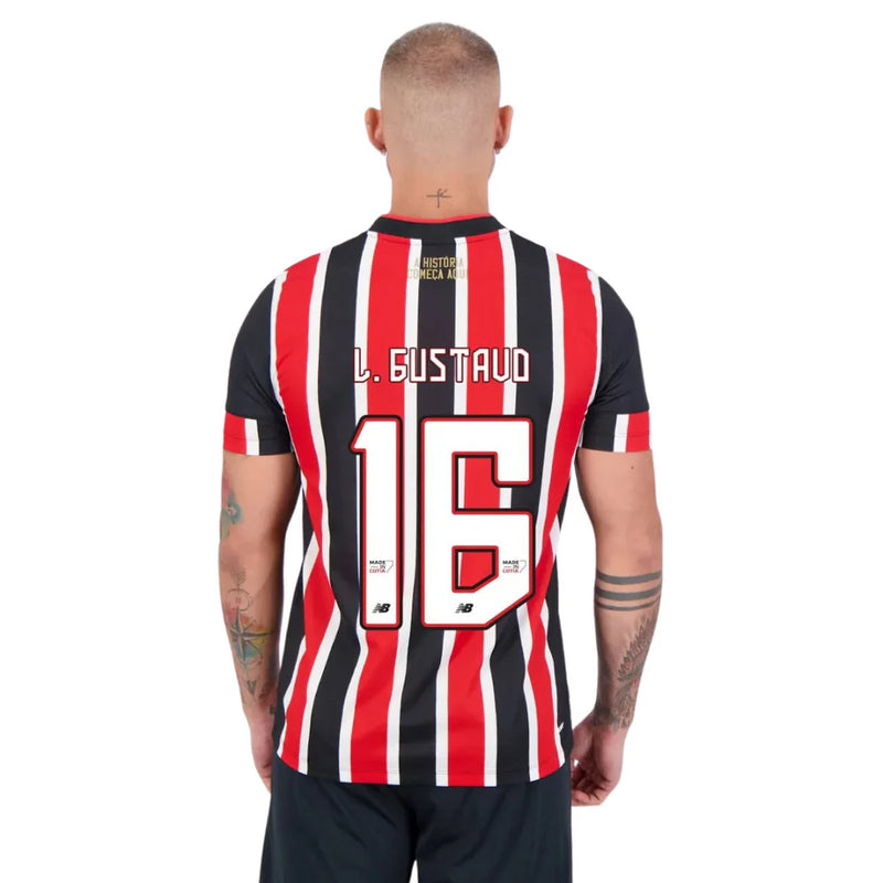 Camisa São Paulo New Balance 24/25 Away L. Gustavo