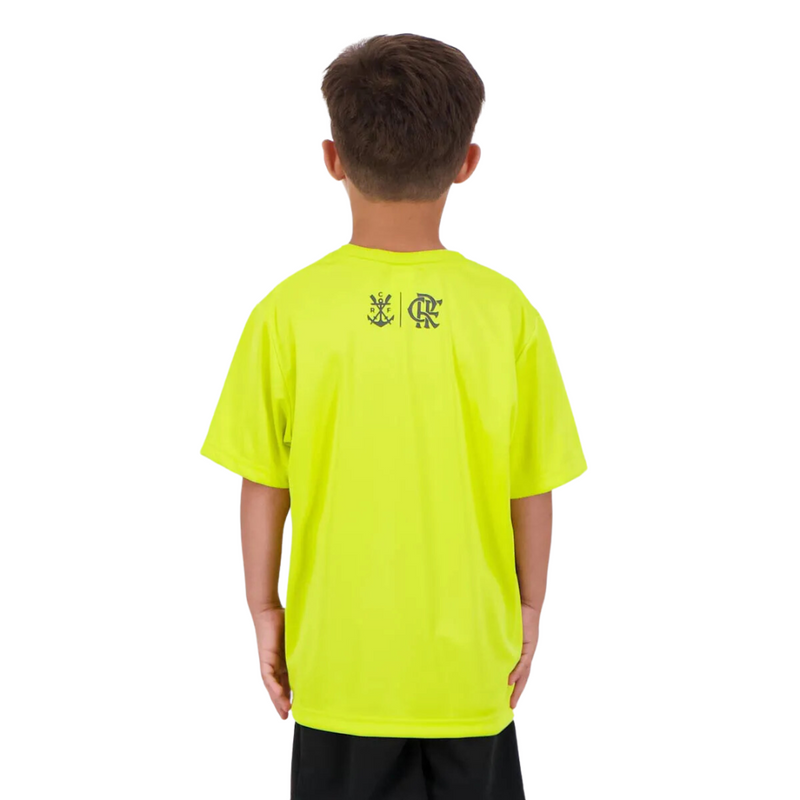 Camisa Flamengo Bliss Infantil Amarela