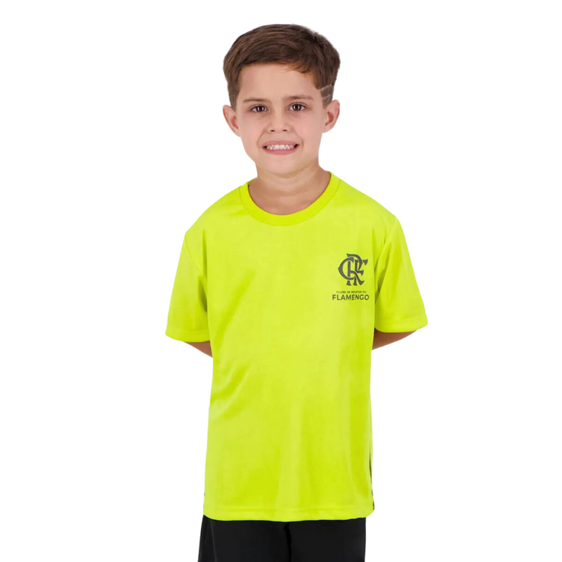 Camisa Flamengo Bliss Infantil Amarela