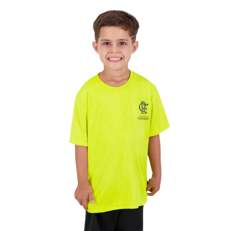 Camisa Flamengo Bliss Infantil Amarela