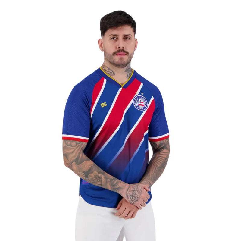 Camisa Bahia II 2024 Esquadrão Masculina Torcedor