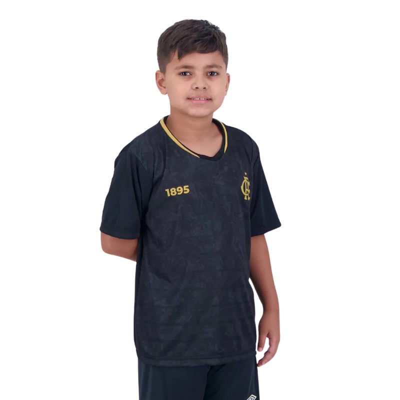 Camisa Flamengo Brook Infantil Preta