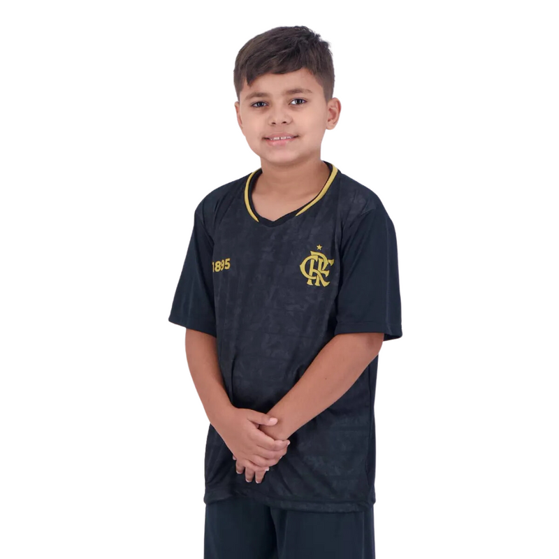 Camisa Flamengo Brook Infantil Preta