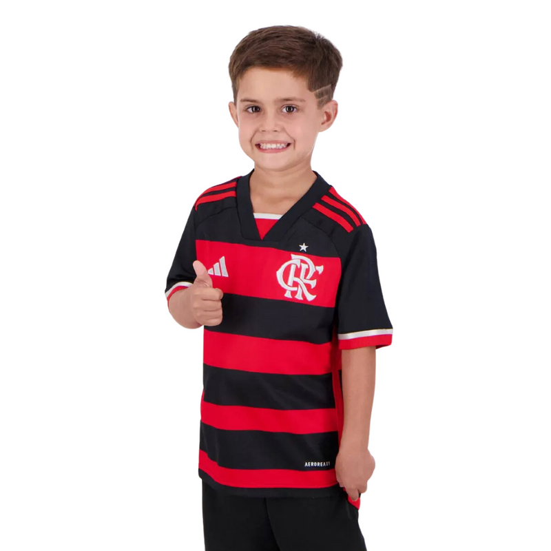 Camisa Flamengo I 2024 Infantil