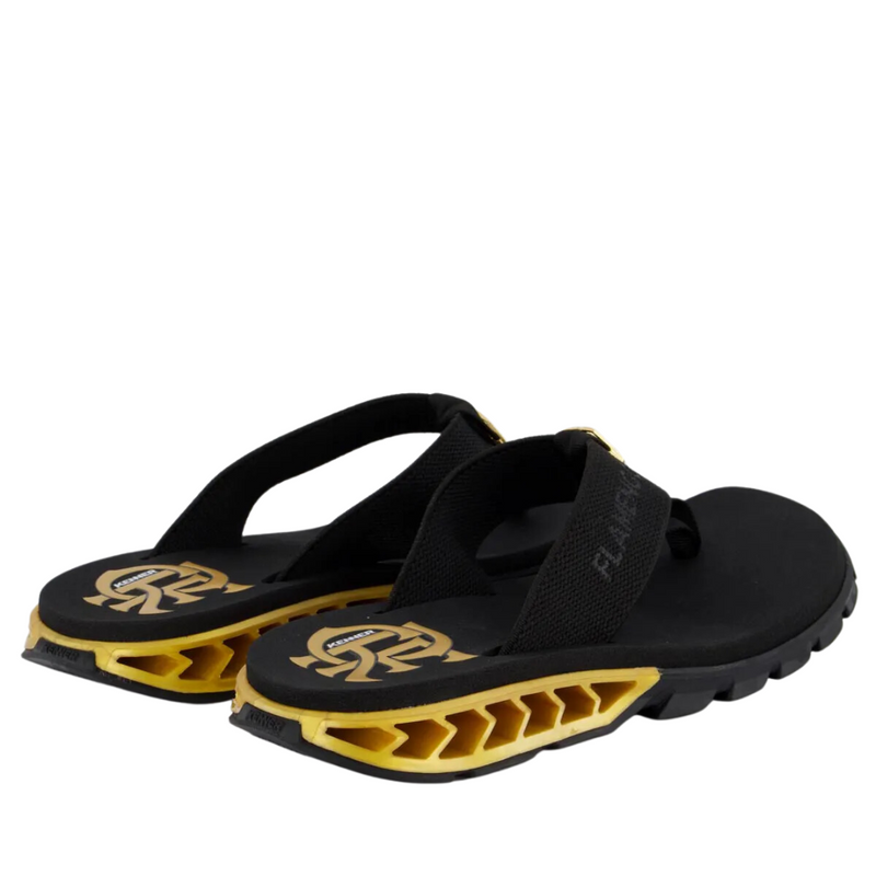 Chinelo Kenner Rakka Gold Flamengo Preto