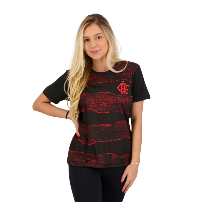 Camisa Flamengo Hovel Feminina Preta