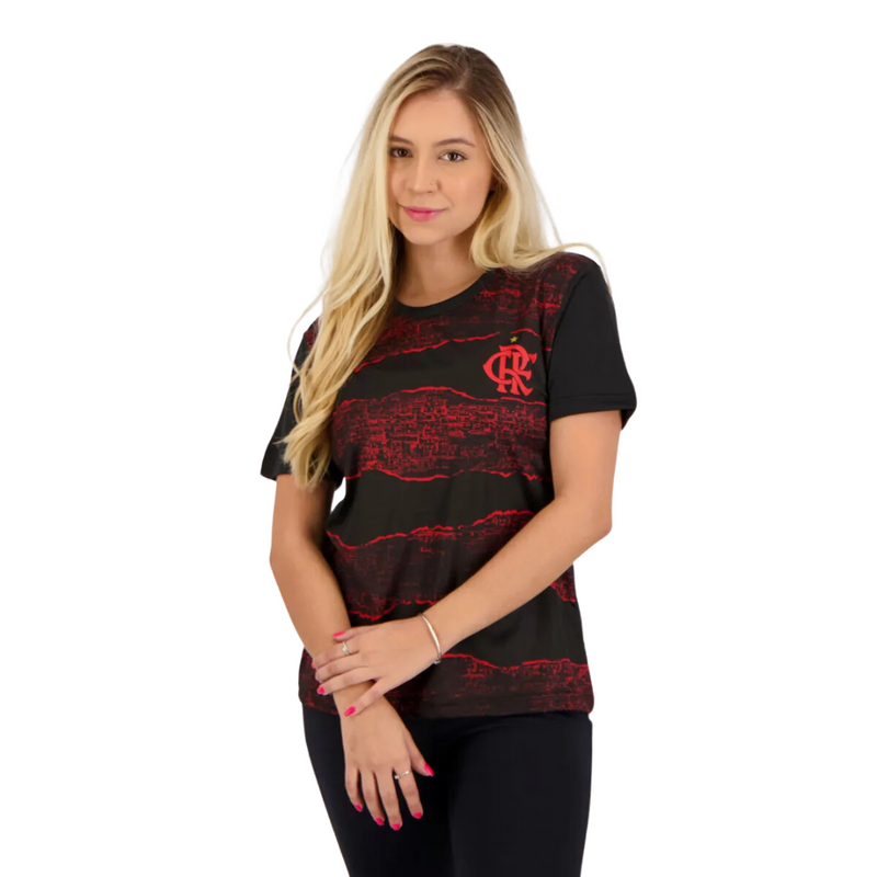 Camisa Flamengo Hovel Feminina Preta