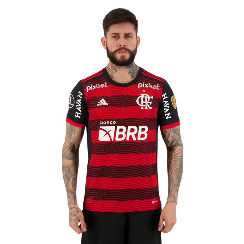 Camisa Flamengo I 2022 Libertadores com Patrocínio