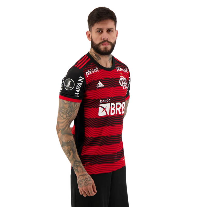 Camisa Flamengo I 2022 Libertadores com Patrocínio