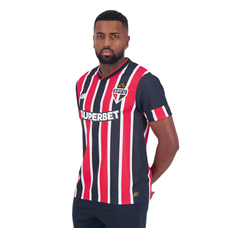 Camisa New Balance São Paulo II 2024 Com Patrocínio