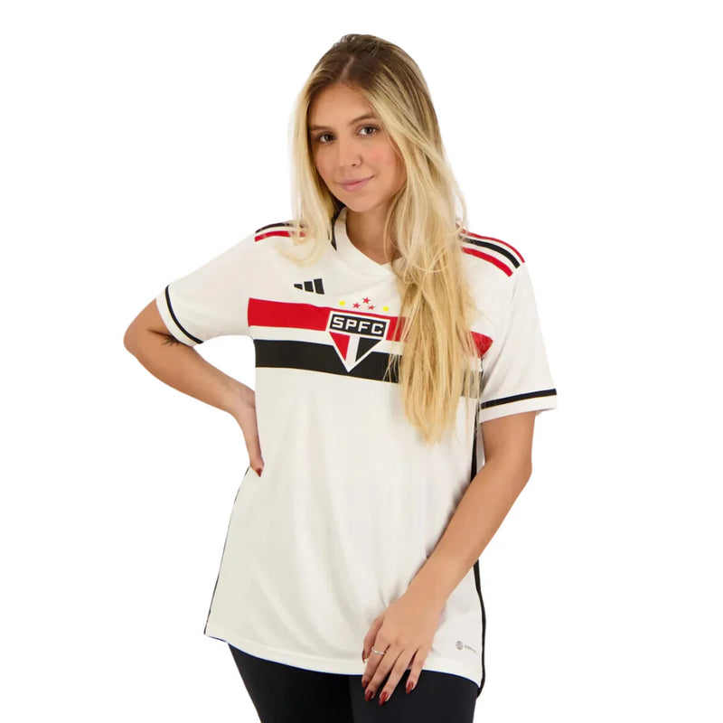 Camisa Adidas São Paulo I 2023 Feminina