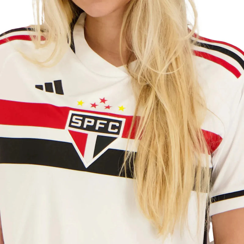 Camisa Adidas São Paulo I 2023 Feminina